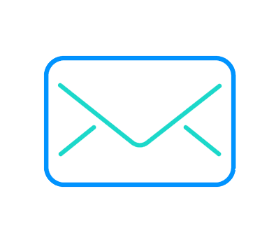 Ilustração de um envelope fechado.